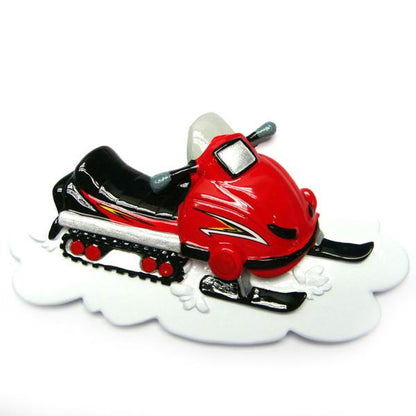 Snowmobile Ornament - Personalized by Santa - Canada