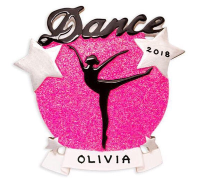 Dance Silhouette Ornament - Personalized by Santa - Canada