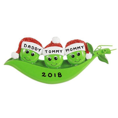 Pea Pod of 3 Ornament - Personalized by Santa - Canada