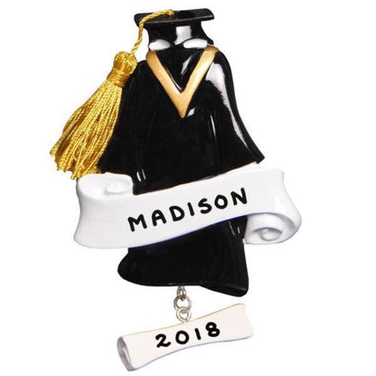 Graduation Ornament - Personalized by Santa - Canada