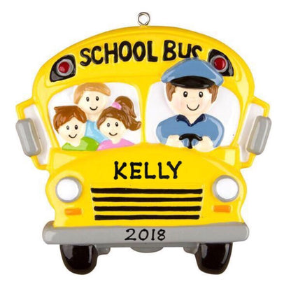 Bus Driver Ornament - Personalized by Santa - Canada