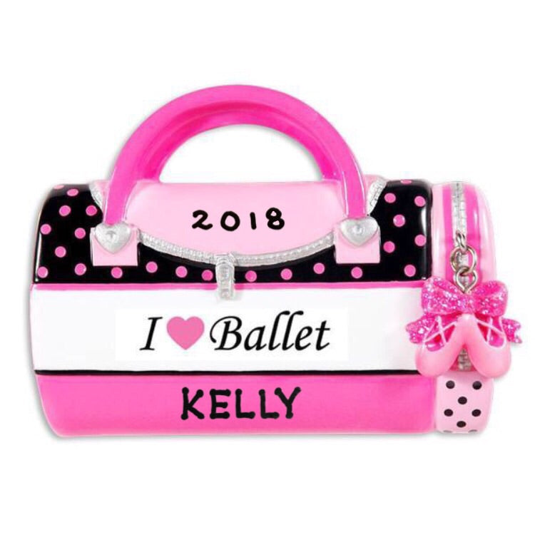 Child's Dance Bag Ornament - Personalized by Santa - Canada